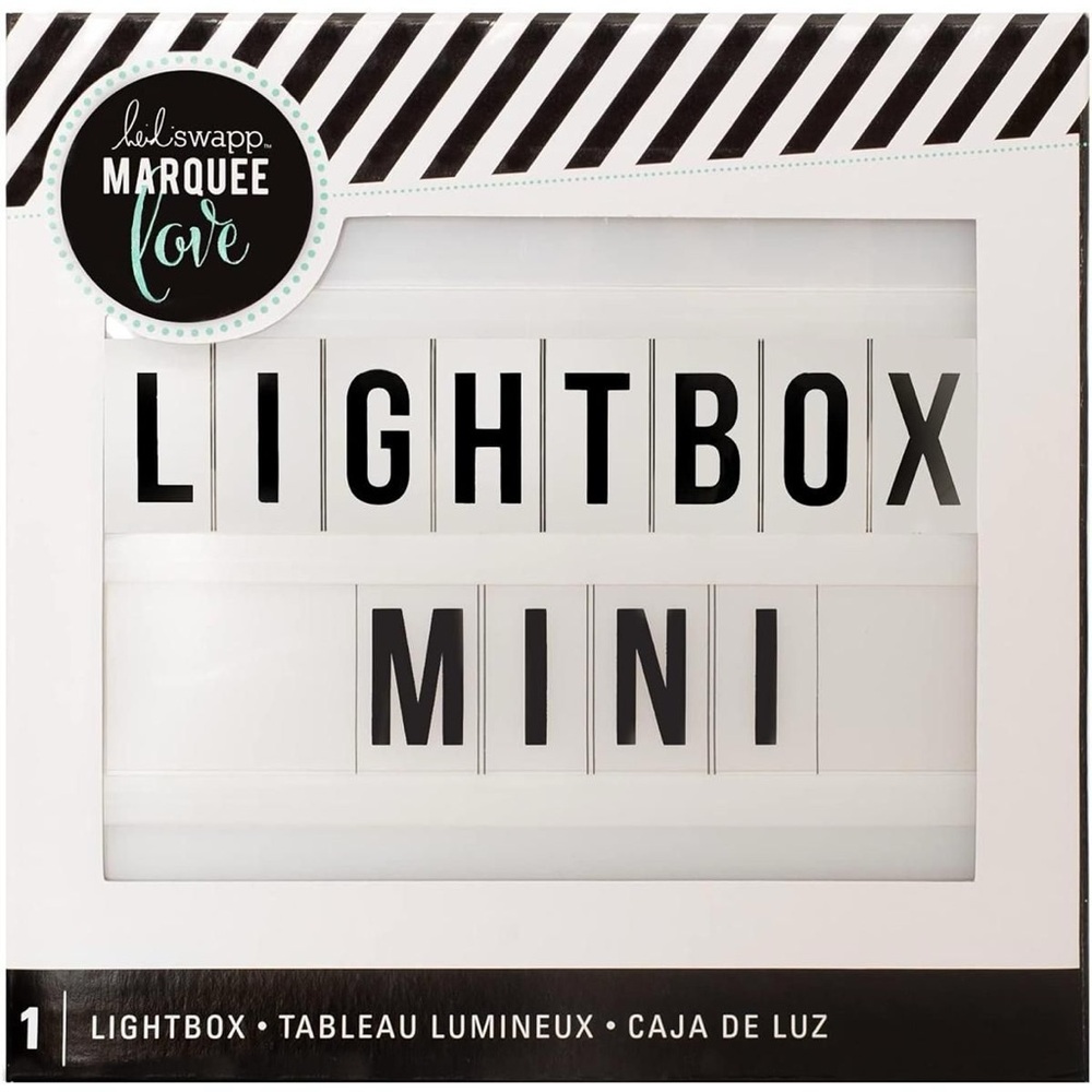 Heidi Swapp Marquee Lightbox Mini Set with USB Cord + 100 Letters